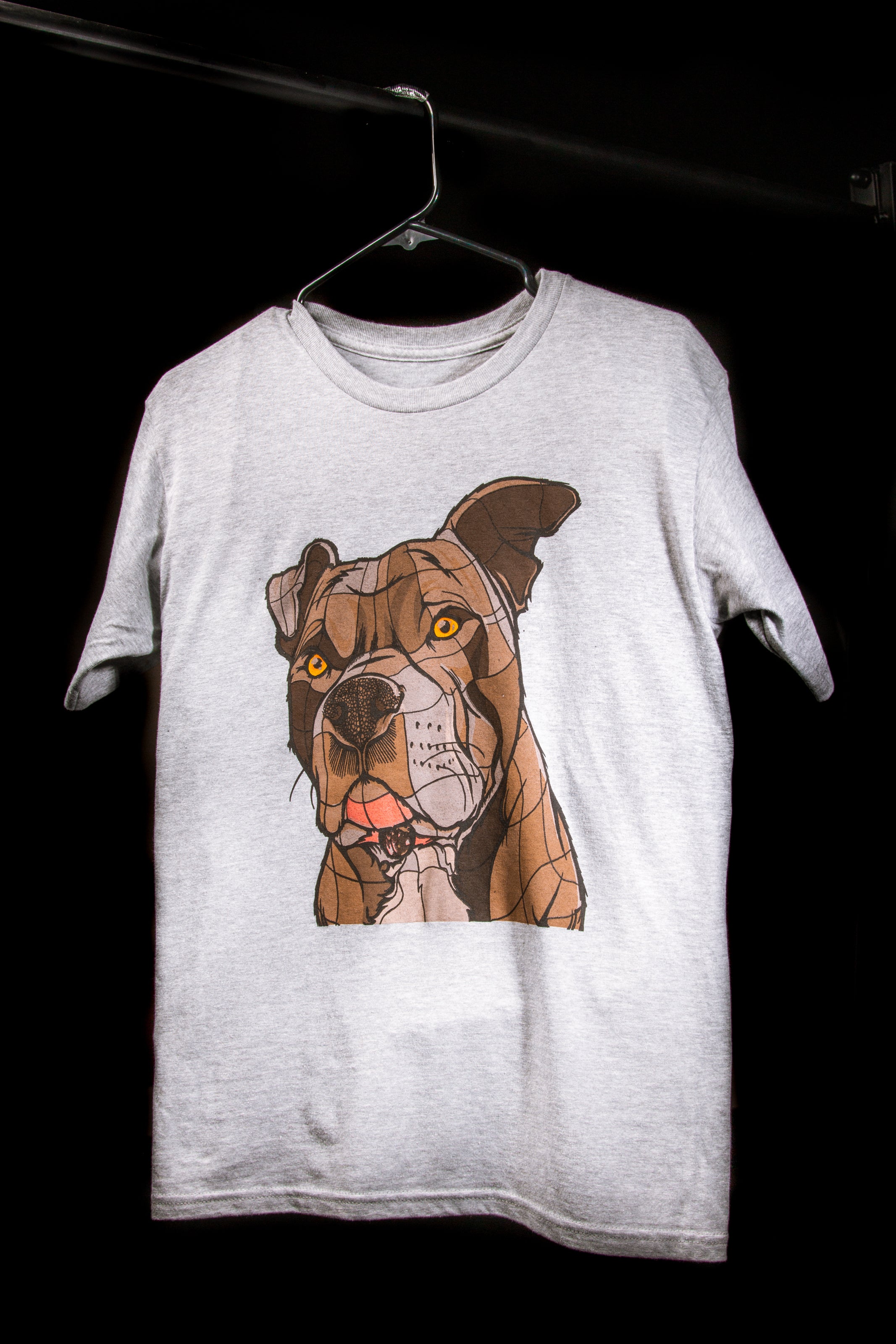 Pitbull Rescue T-Shirts – Never Rescued A Pit Bull-RT – Rateeshirt