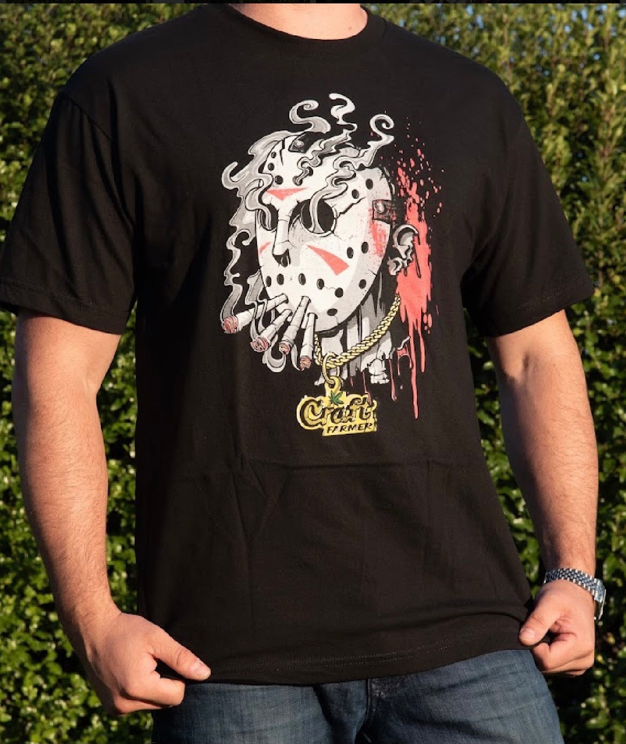 Smoked Out Jason BLACK T-Shirt